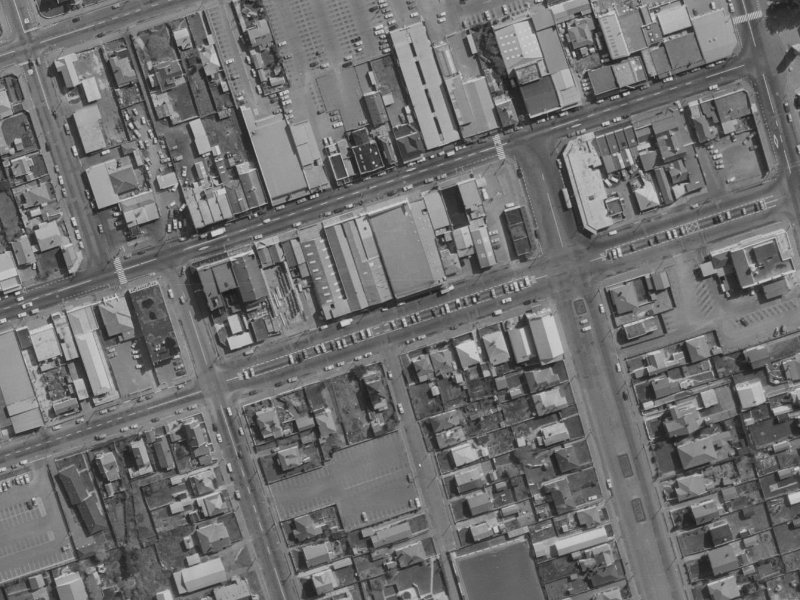 30 Beresford Street from the air, 1970-1974