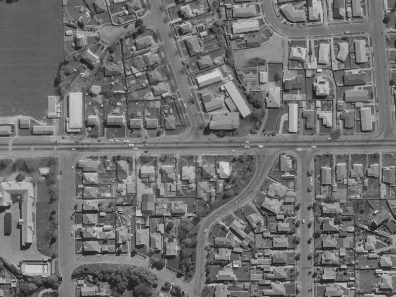 18 Shirley Road from the air, 1970-1974
