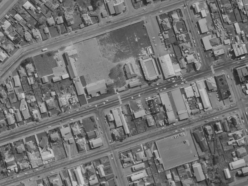 127 Seaview Road from the air, 1970-1974
