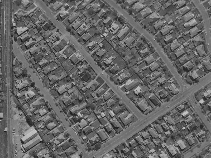 21 Searells Road from the air, 1970-1974