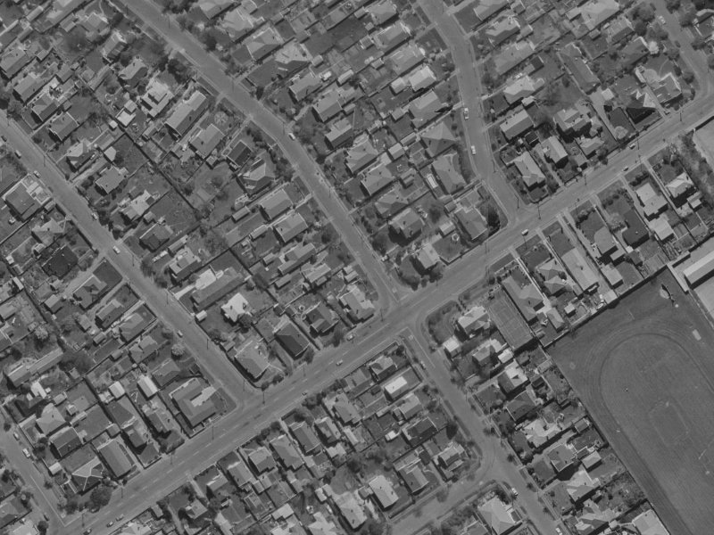 31 Normans Road from the air, 1970-1974