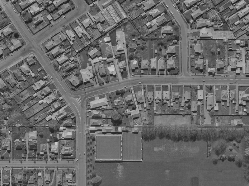 12 Warrington Street from the air, 1970-1974