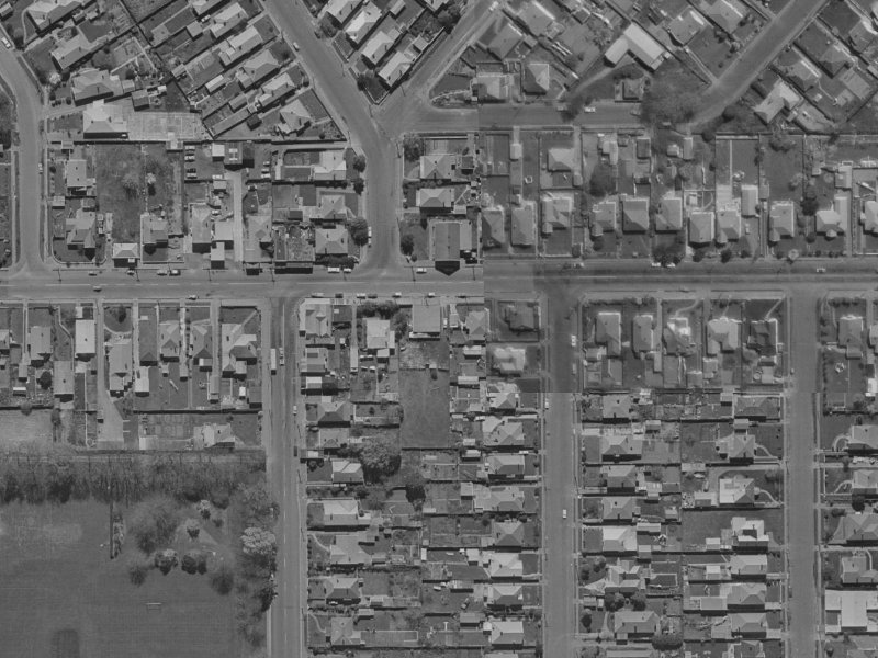 68A Warrington Street from the air, 1970-1974