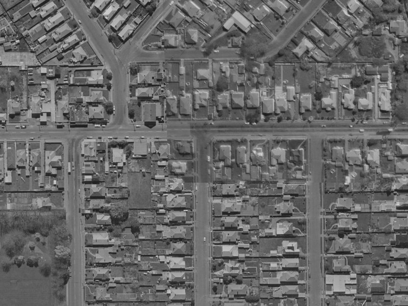 74 Warrington Street from the air, 1970-1974