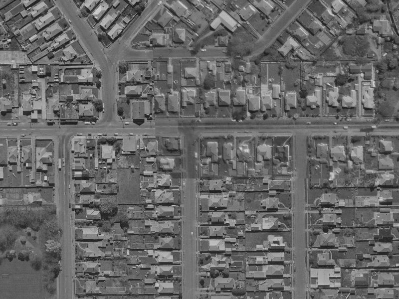 256 Geraldine Street from the air, 1970-1974