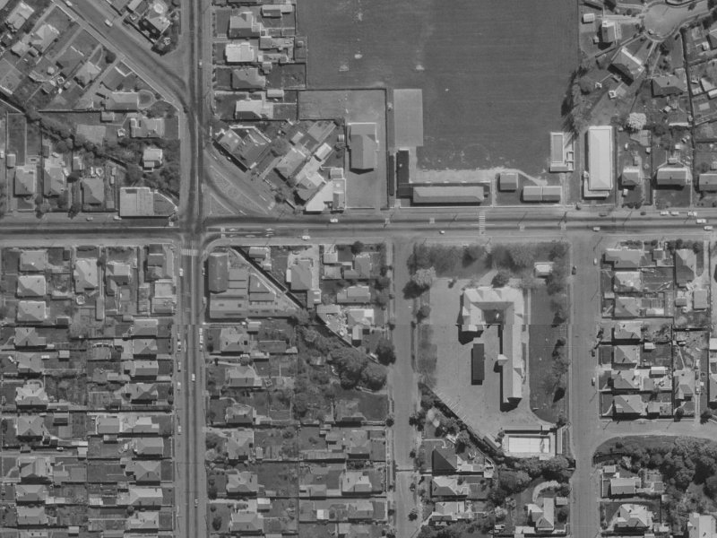 165F Slater Street from the air, 1970-1974