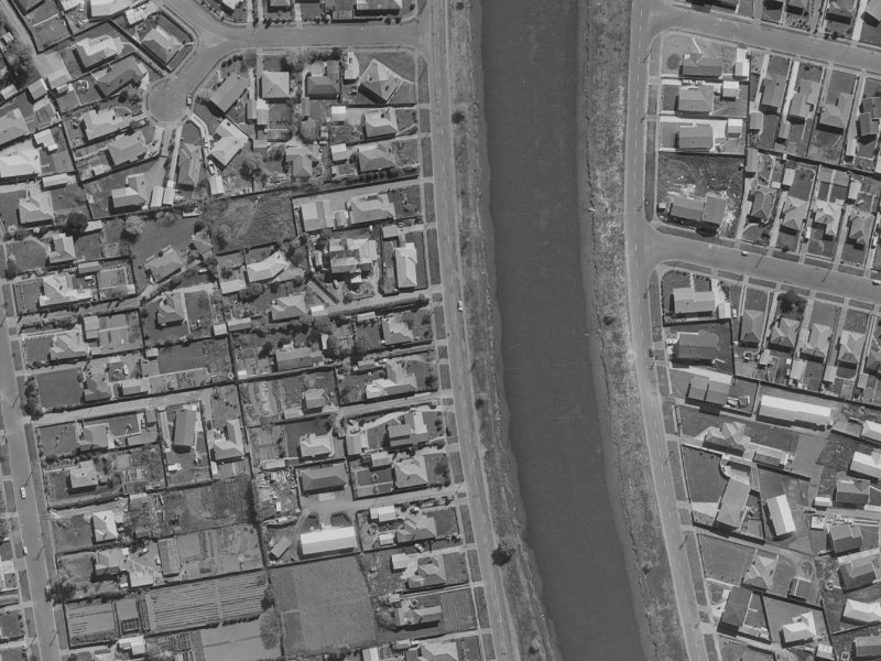 251 Locksley Avenue from the air, 1970-1974