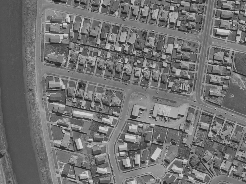 61 Cardrona Street from the air, 1970-1974