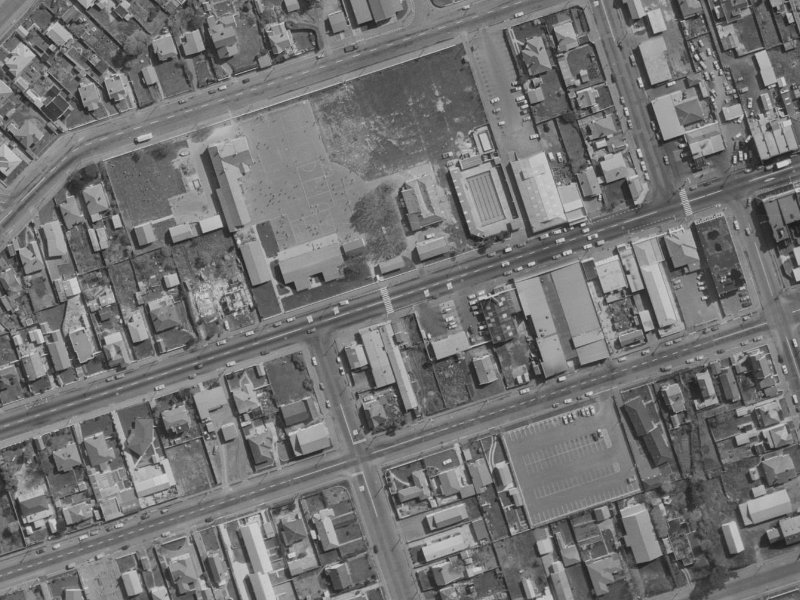 130 Seaview Road from the air, 1970-1974