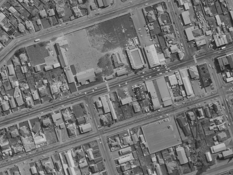 Seaview Road from the air, 1970-1974