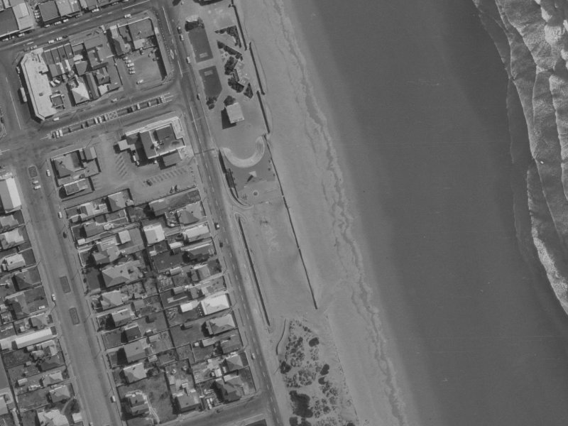 227–233 Marine Parade from the air, 1970-1974