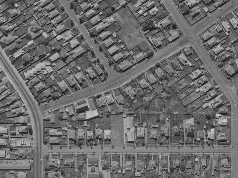 24 Warrington Street from the air, 1970-1974