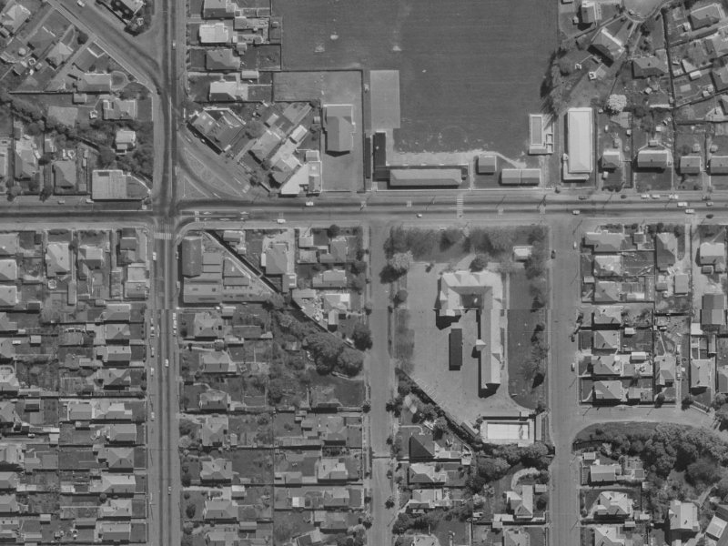 165H Slater Street from the air, 1970-1974