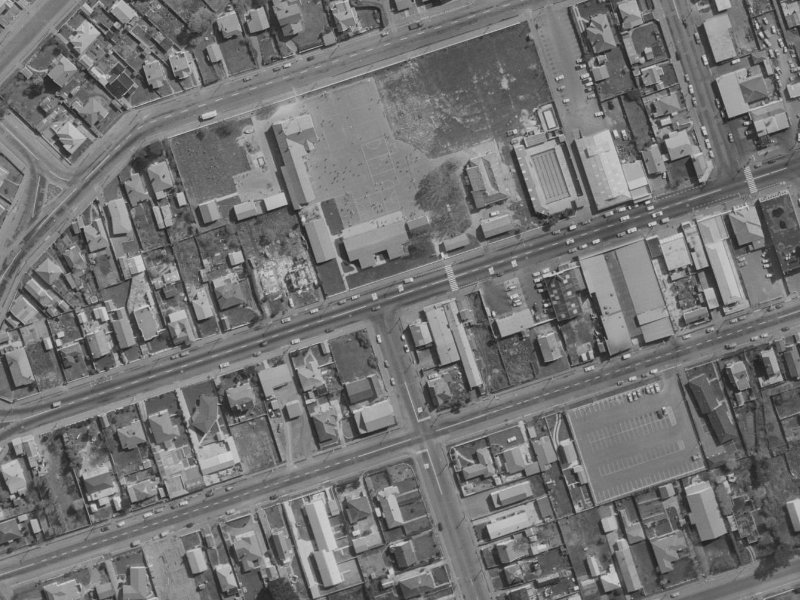 139 Seaview Road from the air, 1970-1974