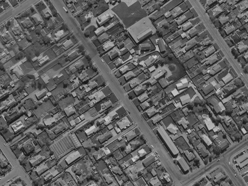 34 Somme Street from the air, 1970-1974