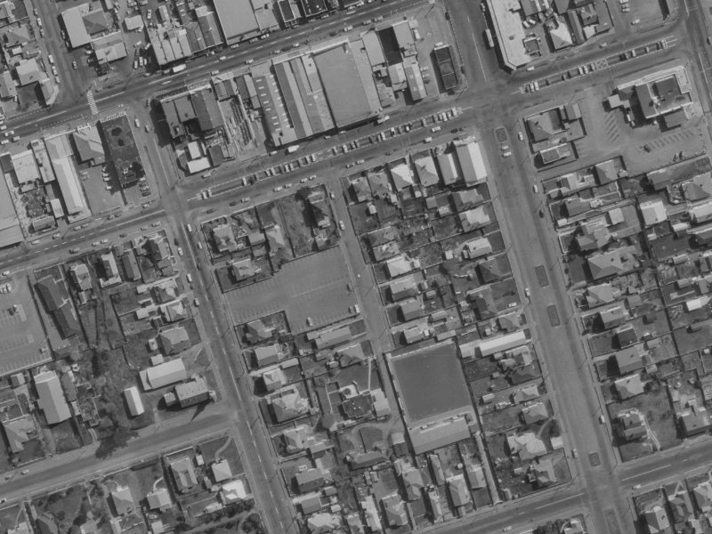 Mafeking Street from the air, 1970-1974