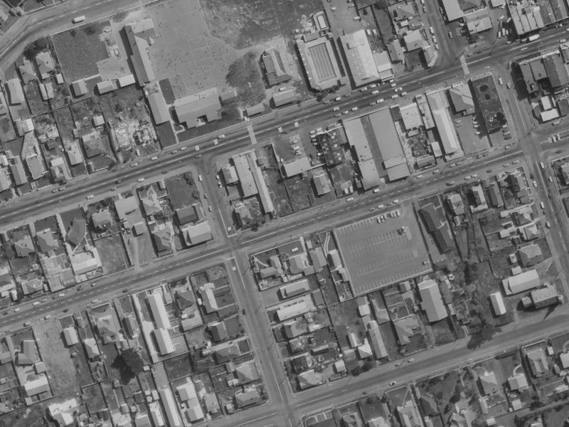 82 Beresford Street from the air, 1970-1974