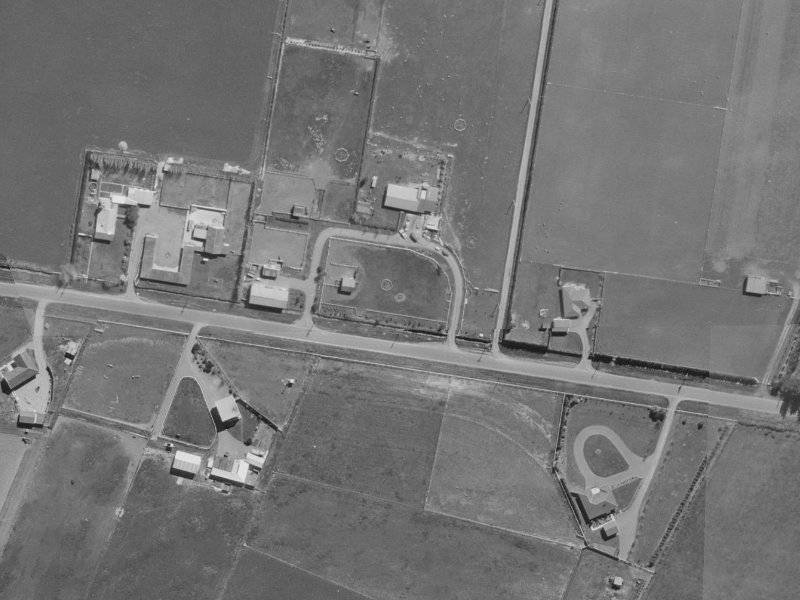 Old West Coast Road from the air, 1970-1974