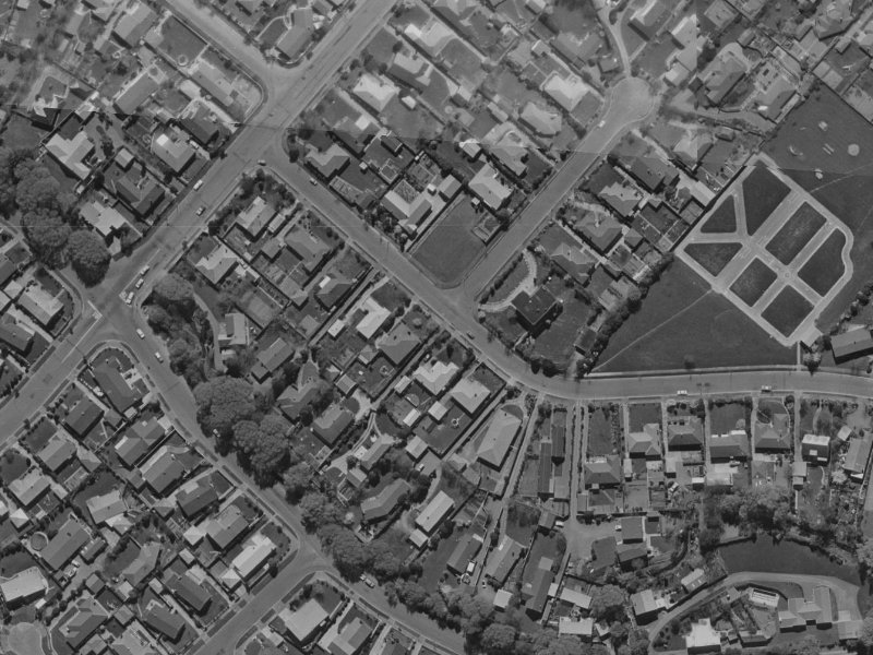 59 Westburn Terrace from the air, 1970-1974