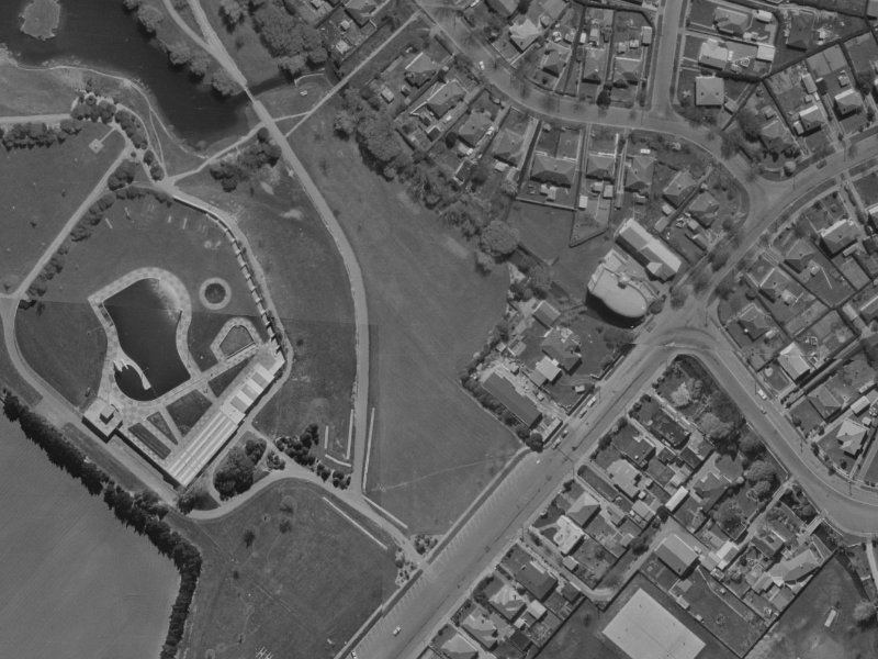 363 Ilam Road from the air, 1970-1974