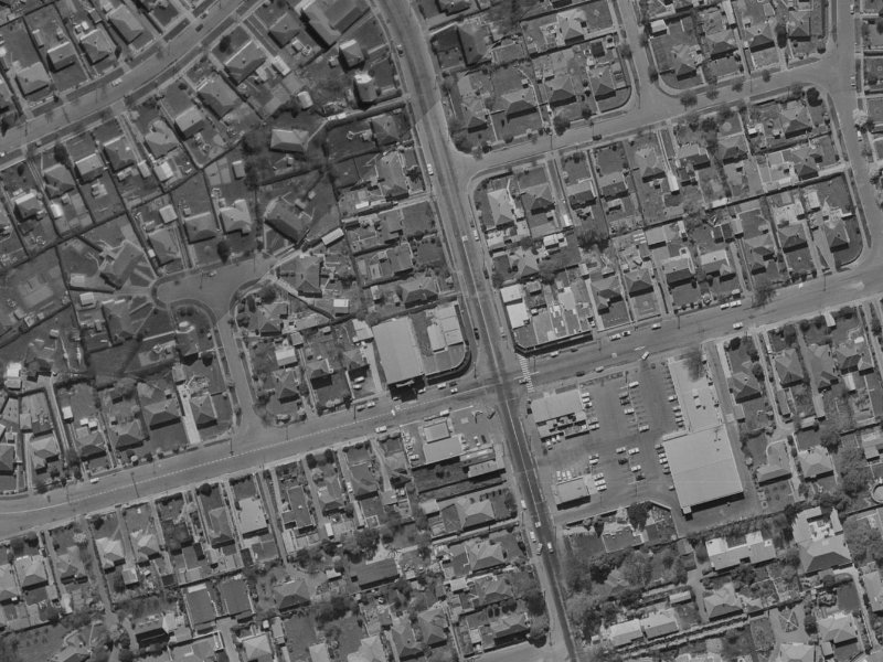 403 Ilam Road from the air, 1970-1974