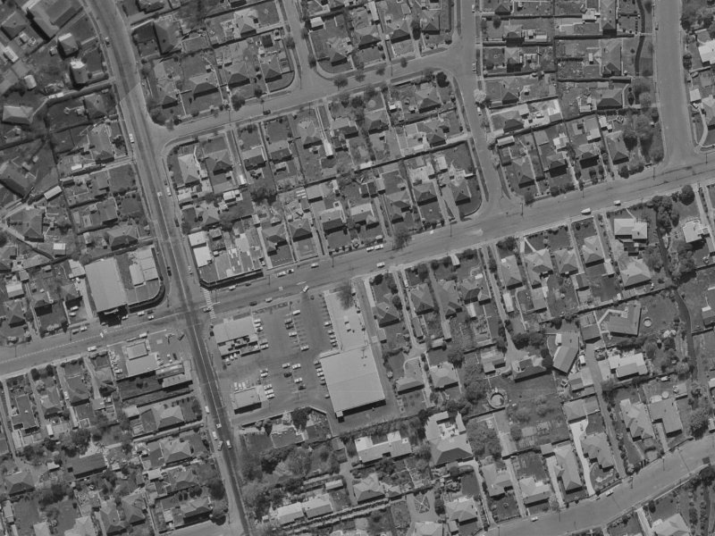 415 Ilam Road from the air, 1970-1974