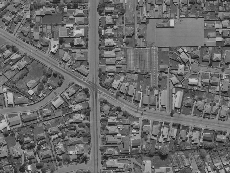 50 Wairakei Road from the air, 1970-1974