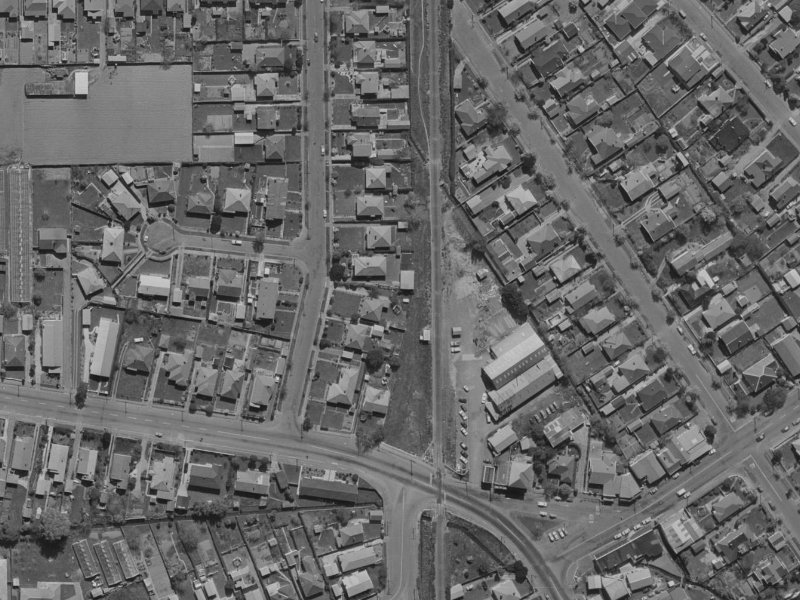 10 Westholme Street from the air, 1970-1974