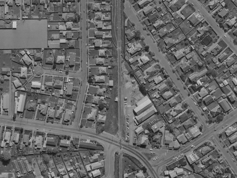 8 Westholme Street from the air, 1970-1974