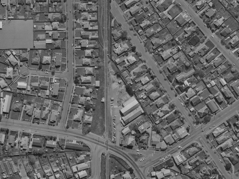 1D Normans Road from the air, 1970-1974