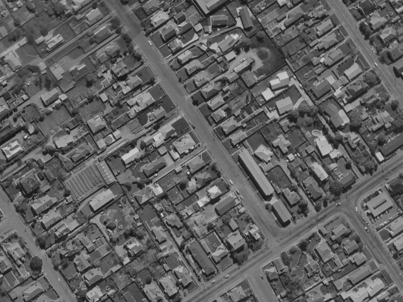 25 Somme Street from the air, 1970-1974