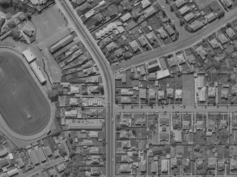 88 Cranford Street from the air, 1970-1974