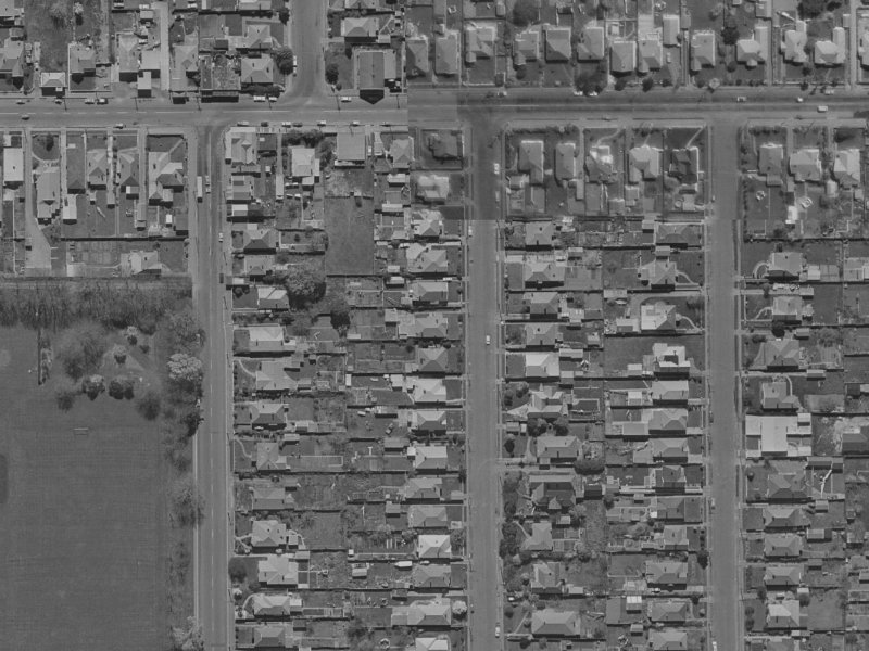 239 Geraldine Street from the air, 1970-1974