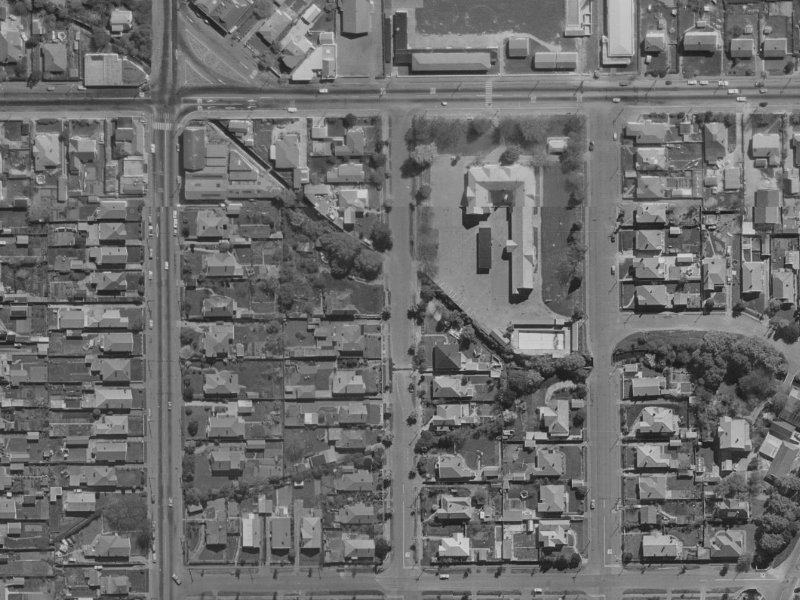 155 Slater Street from the air, 1970-1974