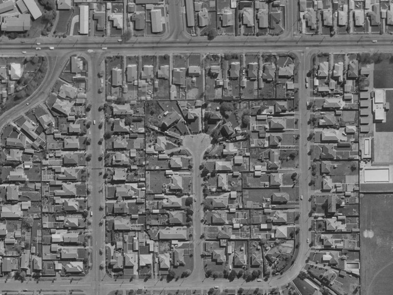 11 Cargill Place from the air, 1970-1974