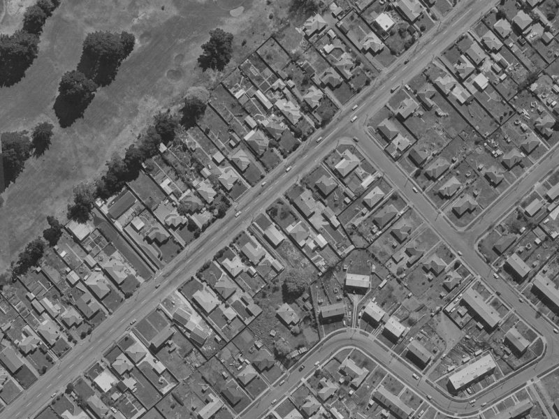 240B Wainoni Road from the air, 1970-1974