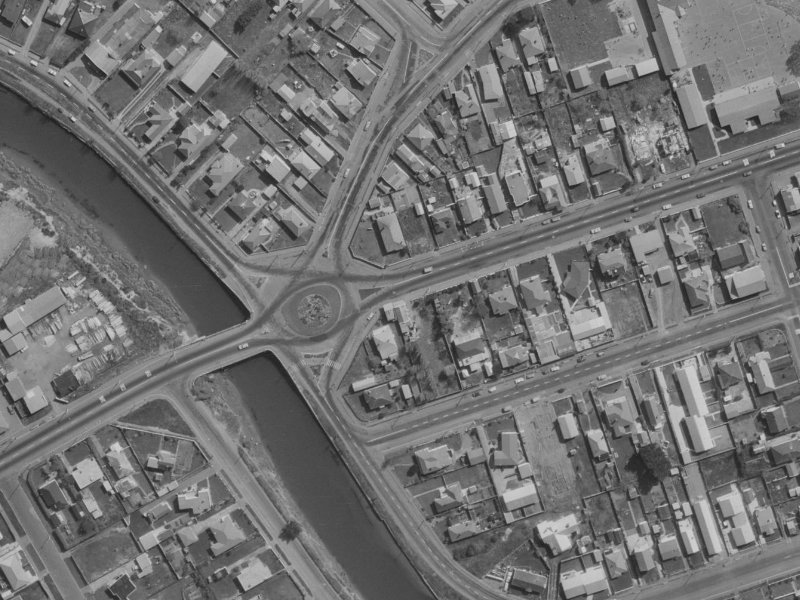 173B Seaview Road from the air, 1970-1974