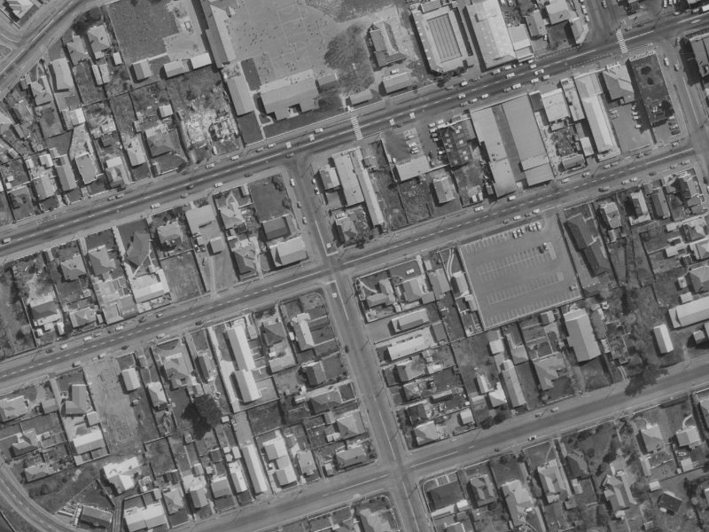 89 Beresford Street from the air, 1970-1974