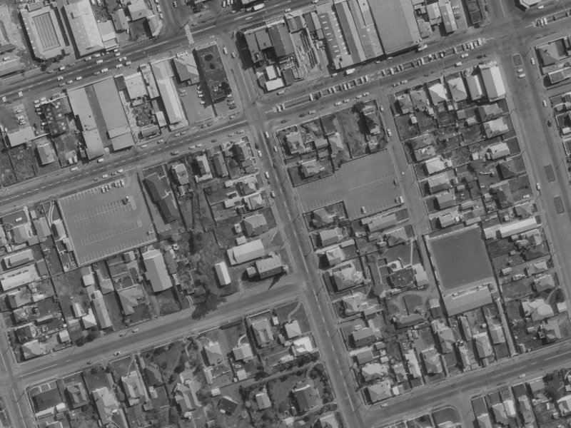 22 Union Street from the air, 1970-1974
