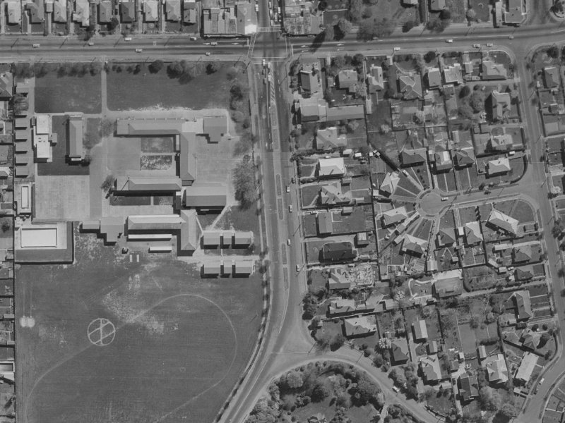 162 North Parade from the air, 1970-1974