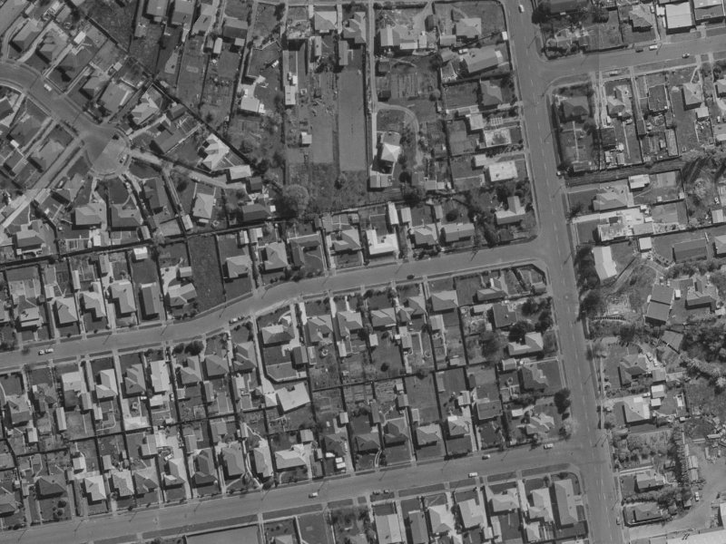 56 Achilles Street from the air, 1970-1974