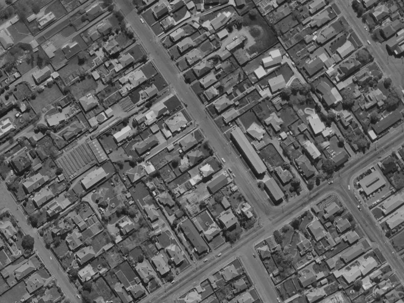 19 Somme Street from the air, 1970-1974