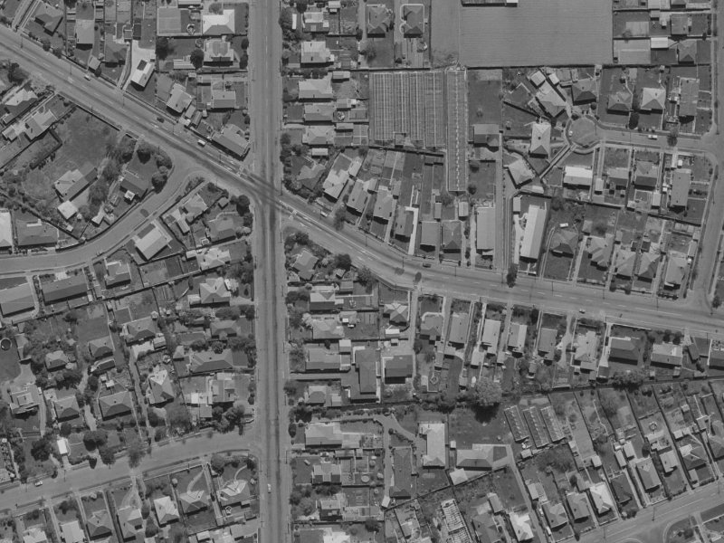 21B Wairakei Road from the air, 1970-1974