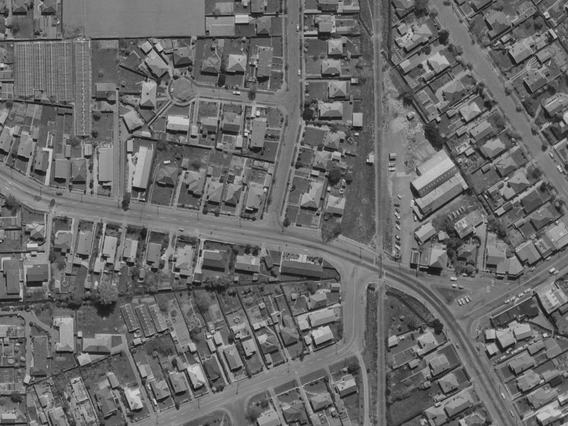 4 Westholme Street from the air, 1970-1974