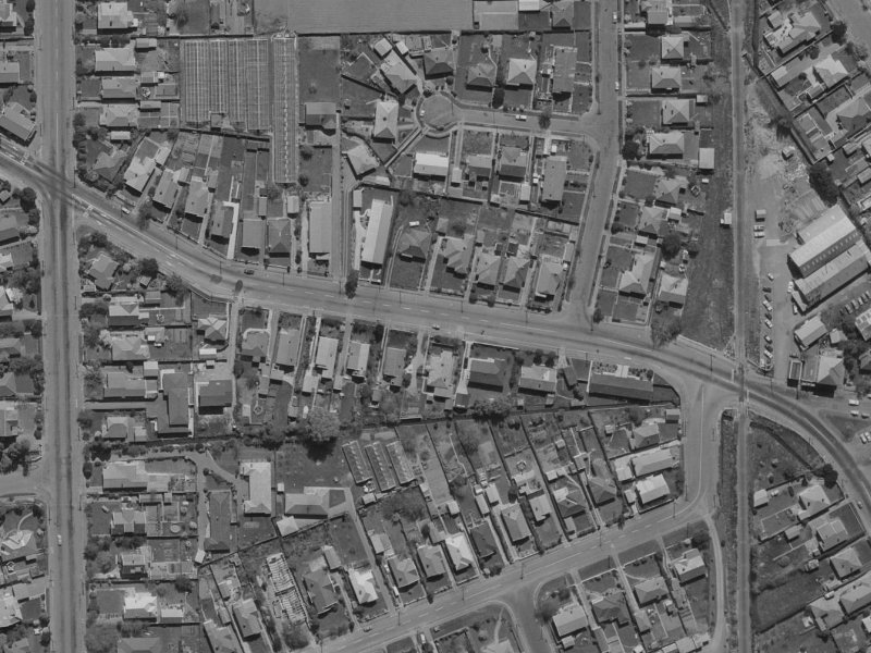 9 Wairakei Road from the air, 1970-1974