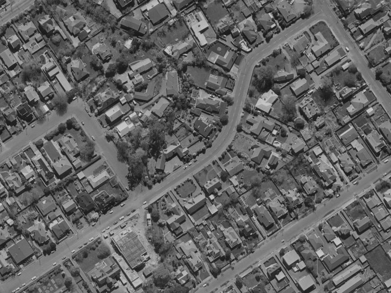 McDougall Avenue from the air, 1970-1974