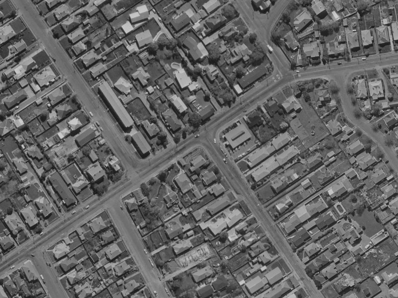 231 Springfield Road from the air, 1970-1974