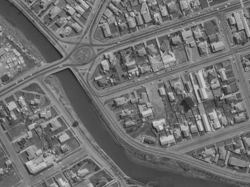 121 Beresford Street from the air, 1970-1974