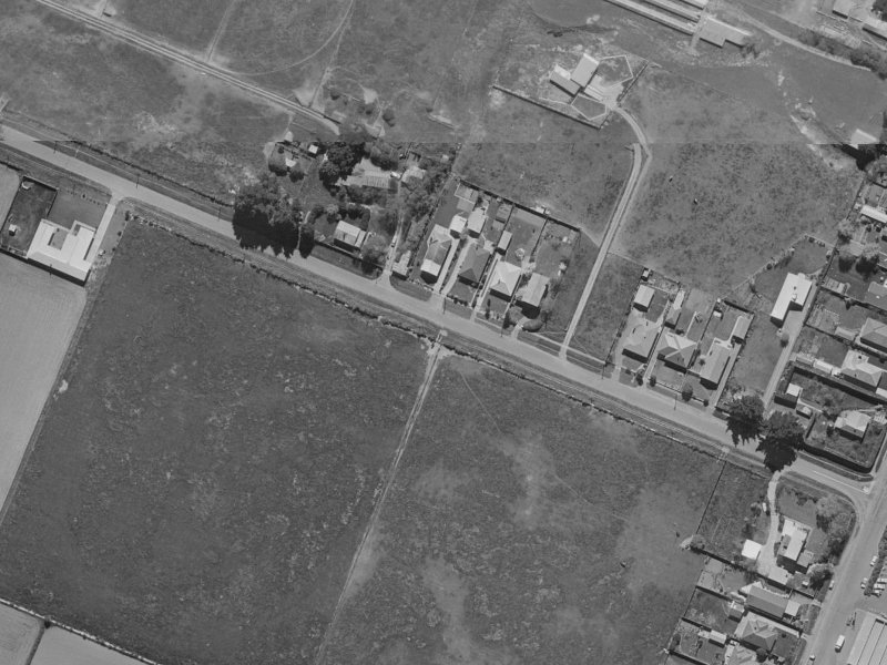 87 Merrin Street from the air, 1970-1974