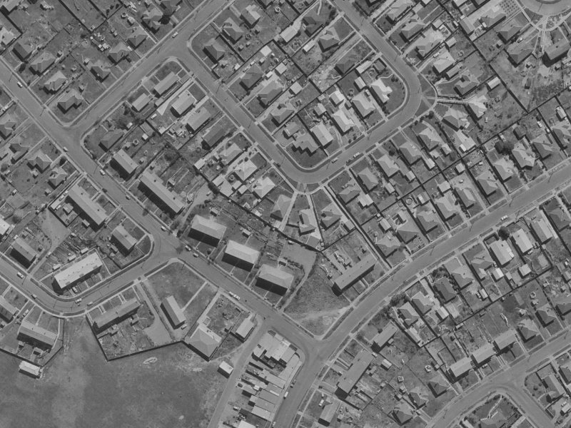 14 Wimborne Crescent from the air, 1970-1974